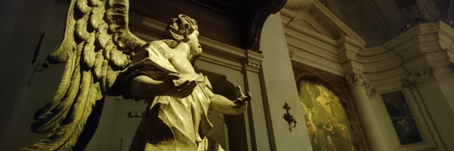 Chiesa della Misericordia nel centro storico di Torino durante il tour Torino Noir®